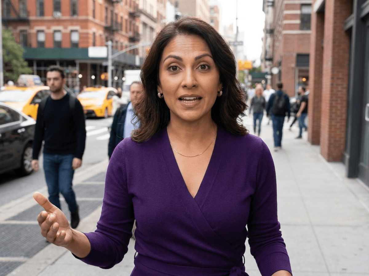 Sarah on the street reacting to Freddie Mac